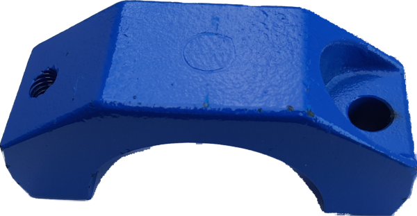 Halbflansch /Klemme für optimierte Schüttelplatte / Schnellentriegelung für BRAUD / NEW HOLLAND Traubenvollernter 48086127 _2